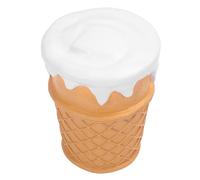 OPPWONG Tabouret Décoratif simulé de Nourriture PP Doux Rétro Amusant Ingénieux Décoratif Bas Tabouret à Langer Créatif en Forme de Crème Glacée pour Couloir Bureau Salon Dortoir