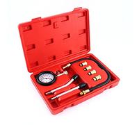 OPPWONG Testeur de Compression de Moteur à Kit de Jauge de Test Mallette à Outils de Garage pour Moto - Manomètre à Double Graduation 0-300 Psi, 0-21 Kg/cm2 pour Voiture de Vélo
