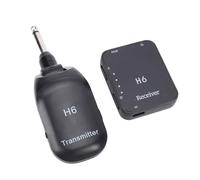 OPPWONG UHF Wireless Guitar System for Stage Practice, 2.4GHz | Latence inférieure à 4 ms, 8 canaux, portée de 100 pieds, kit émetteur-récepteur rechargeable de 10 heures pour musiciens