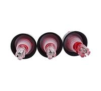 OPPWONG Verseurs de Vitesse, Verseurs de Bouteille de Déversement de Vin pour Spiritueux avec Design de Couverture 35 Ml pour les Pubs, les Clubs, la Maison (rouge)
