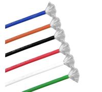 OPQWAPECE Câble électronique en cuivre et caoutchouc silicone ultra souple, 1m/5 m/10 m, calibre 30 AWG-10 AWG, résistant à la chaleur et ultra flexible, haute température(Yellow,5M_28AWG)