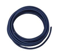 OPQWAPECE Fil gainé de tissu vintage 3/5/10 m | 250 V, 2 conducteurs/3 conducteurs, 0,75 mm²(Navy blue,3meters,2 core)