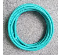 OPQWAPECE Fil gainé de tissu vintage 3/5/10 m | 250 V, 2 conducteurs/3 conducteurs, 0,75 mm²(Turquoise,10m,2 core)
