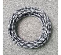 OPQWAPECE Fil gainé de tissu vintage 3/5/10 m | 250 V, 2 conducteurs/3 conducteurs, 0,75 mm²(Zebra strip,10m,3 core)