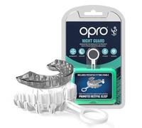 Opro protège-dents de nuit recommandé par les dentistes pour le grincement des dents, le bruxisme et l'ATM. Sommeil réparateur. Avec étui de protection dentaire antimicrobien