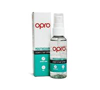 OPRO Mouthguard Spray désinfectant parfait pour tout protège-gencive, dispositif de retenue, aligneur ou prothèse dentaire après chaque utilisation, laisse un goût de menthe fraîche tue les bactéries