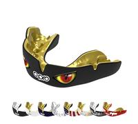 OPRO NOUVEAU Instant Custom-FIt Protège-dents, technologie de montage révolutionnaire pour un confort ultime et protection, bouclier de gomme pour le rugby, la boxe, le MMA (Les Yeux rouges, adulte)