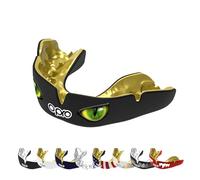 OPRO NOUVEAU Instant Custom-FIt Protège-dents, technologie de montage révolutionnaire pour un confort ultime et protection, bouclier de gomme pour le rugby, la boxe, le hockey (Yeux verts, adulte)