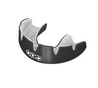 OPRO Instant Custom-Fit Braces Protège-dents pour appareil dentaire avec cage révolutionnaire, confort ultime, protection et ajustement, protège-dents pour rugby, boxe, MMA (Noir)