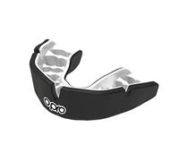 OPRO Instant Custom-FIt Protège-dents, technologie de montage révolutionnaire pour un confort ultime et protection, bouclier de gomme pour le rugby, la boxe, le hockey, le MMA (Noir, adulte)