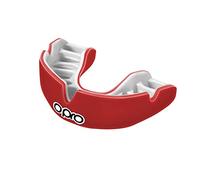 OPRO Instant Custom-Fit, protège-dents dentiste, technologie de montage révolutionnaire pour un confort ultime et protection, bouclier de gomme pour le rugby, la boxe (Rouge, les jeunes)