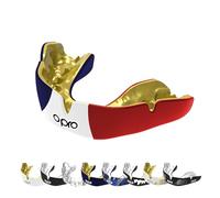 OPRO Instant Custom-FIt Protège-dents, technologie de montage révolutionnaire pour un confort ultime et protection, bouclier de gomme pour le rugby, la boxe, le hockey (France, adulte)