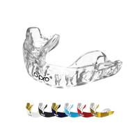 OPRO Protège-Dents Instant Custom-Fit - Protection des Dents Professionnelle Adultes et Enfants - Boxe, MMA, Rugby, Hockey - Moulage Rapide - Garantie Dentaire Incluse