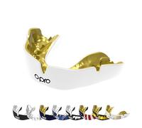 OPRO Protège-Dents Instant Custom-Fit - Protection des Dents Professionnelle Adultes et Enfants - Boxe, MMA, Rugby, Hockey - Moulage Rapide - Garantie Dentaire Incluse
