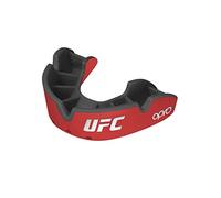 OPRO Silver Level UFC Protège-dents pour adultes et jeunes, bouclier de gomme doté d'une technologie de montage révolutionnaire pour UFC, MMA et sports de combat (UFC Rouge, les jeunes)