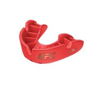 OPRO Bronze Level UFC Adulte et Jeunesse Sport Mouthguard Avec étui et dispositif de raccordement, Bouclier de gomme pour UFC, MMA, Boxe, BJJ et autres sports de combat (Rouge, adulte)