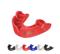 OPRO Bronze Level UFC Adulte et Jeunesse Sport Mouthguard Avec étui et dispositif de raccordement, Bouclier de gomme pour UFC, MMA, Boxe, BJJ et autres sports de combat (Rouge, les Jeunes)