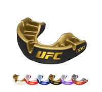 OPRO Protège-dents Niveau Or - Ajustement Premium - Boxe, MMA, Rugby, Hockey - Adultes et Enfants - Facile à Mouler Soi-Même - Garantie Dentaire Incluse