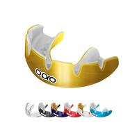 OPRO Protège-Dents pour Appareil Dentaire Instant Custom-Fit - Adultes et Enfants (+ 10 Ans) - Boxe, MMA, Rugby, Hockey - Moulage Rapide - Garantie Dentaire Incluse