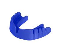 OPRO Snap-Fit Protège-dents de sport pour adultes et jeunes - Protection des gencives pour le hockey, la crosse, le rugby, la boxe et autres sports de contact et de combat (Bleu, adulte)