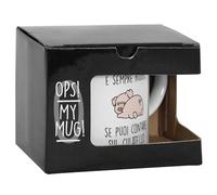 OPS - Tasse Cuchon, Tasse Personnalisée avec Impression et Phrase, Idée Cadeau Originale pour Noël, Anniversaire ou Autres Occasions, Emballage Cadeau Inclus, Capacité 325 ml, 12,5 x 8,2 x 9,7 cm
