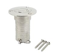 OPSDKVKS Remplisseur de Pont de Bateau Marin avec Capuchon sans clé, Remplissage de Pont de Bateau Poli Miroir en Acier Inoxydable, Remplissage de Pont pour Bateau, Yacht, Caravane, Acier (GAZ)