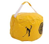 OPSDKVKS Sac de Frappe de Golf, Sac d'entraînement de Swing de Golf, Surfaces de lissage en PVC imperméable avec Fermeture éclair, Sac de Golf pour la Pratique des débutants, Durable et (Yellow)