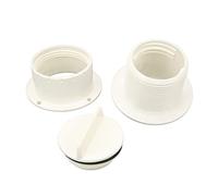 OPSDKVKS Vanne de vidange pour Bateau, évent de vidange Marin pour Yacht et Kayak, évent latéral Auto-vidangeant étanche avec Joint d’étanchéité, vanne compacte en ABS pour Le Drainage des