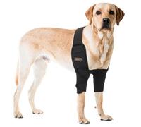 OPSELU Coudière pour chien, sangles réglables, orthèse légère pour jambe avant pour chien, pour dysplasie du coude, luxation de l'épaule, aide à guérir les plaies, empêche le léchage et les morsures