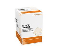 Opsite IV3000 Lot de 100 attaches transparentes pour canalisations 6 x 7 cm
