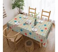 OPSREY Nappe rectangulaire imprimée Scrabble Board - Imperméable - 183 x 137 cm - Infroissable - Pour décoration de fête intérieure et extérieure