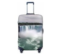 OPSREY Niagara Falls Housse de protection élastique lavable pour valise 53,3 à 81,3 cm, Noir , XL