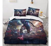 OPSREY Rugby Microfibre Douce Linge De Lit Hypoallergénique Athlétisme Housse De Couette Confortable Literie Lavable Parure De Lit Résistant À l'usure Comfort Cover Double(200x200cm)
