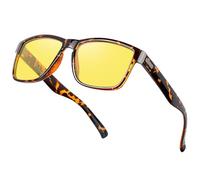 Opssaker Lunettes Conduite de Nuit Homme Femme Polarisés Anti éblouissement Verre Jaune Lunette Vision Nocturne