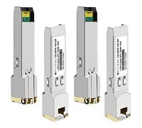 OPSTRAN 1000BASE-T SFP Lot de 4 modules émetteur-récepteur en cuivre RJ45 compatible avec Dell Force10 GP-SFP2-1T SFP-1G-T 310-7225 407-BBOS Cat5e/6 100 m