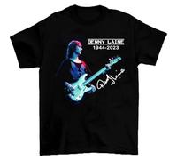 OPTE 11 Hot The Moody Blues Shirt Denny Laine Shirt Cotton Unisex T ShirtBlackXXL