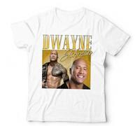 Opte Dwayne Johnson Appreciation Tshirt Unisex Homage Throwback WhiteSmall