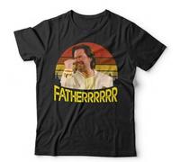 Opte Fatherrr Fatherrrrrr Tshirt Unisex & Kids - The It Crowd, Funny, Father, Douglas BlackLarge