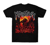 Opte Krisiun The Great Execution T-Shirt Short Sleeve Cotton Black Men S to 5XL PM167 BlackX-Large