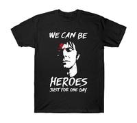 Opte We Can be Heroes T-Shirt BlackSmall