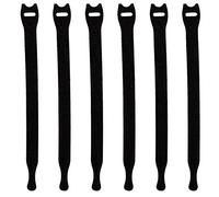 Optech USA 4301002 Strapeez Pochette de 6 Sangle pour Ranger facilement les Câbles Noir