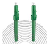 opteec® - Câble Fibre Optique Blindé - 3M - Rallonge/Jarretière - LC/APC à LC/APC Renforcé - Simplex Monomode - Garantie 10 Ans - Blanc (3M)