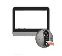 OPTEPYOE Sonnette 1080p avec Volume réglable, interphone Audio bidirectionnel et Judas.(Peephole)