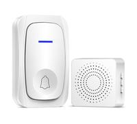 OPTEPYOE Sonnette de Bienvenue, Prise USB, Facile à Installer, Aucun câblage requis, 38 sonneries.