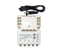 OPTEX 051009 Amplificateur intérieur blindé 4 sorties gain 10 à 25 dB - Blanc