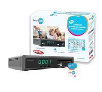 OPTEX Décodeur TV Satellite HD enregistreur USB + Carte Fransat PC7 (Satellite Eutelsat)