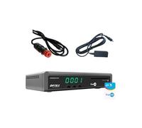 Optex Pack Récepteur TV Satellite HD enregistreur USB + Carte Fransat PC7 + Cable 12V + Déport IR