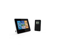 Station météo couleur WIFI radio contrôlée HDME - Intérieure Extérieure, -40 à +70°C, Horloge, App, Portée 60m, Sonde extérieure Incluse