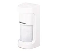 Optex WXS-DAM Détecteur double technologie (4 PIR + 2 MW) Extérieur Couverture 180 degrés 12 mètres Avec fil Blanc