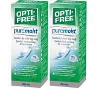 Opti-Free 10112547 PureMoist Solution Multifonctions de Décontamination en Flacon (Lot de 2)